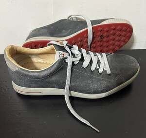 ECCO Street Retro Biom Hydromax Spikeless Golf Shoes Men's Size 43 Grey